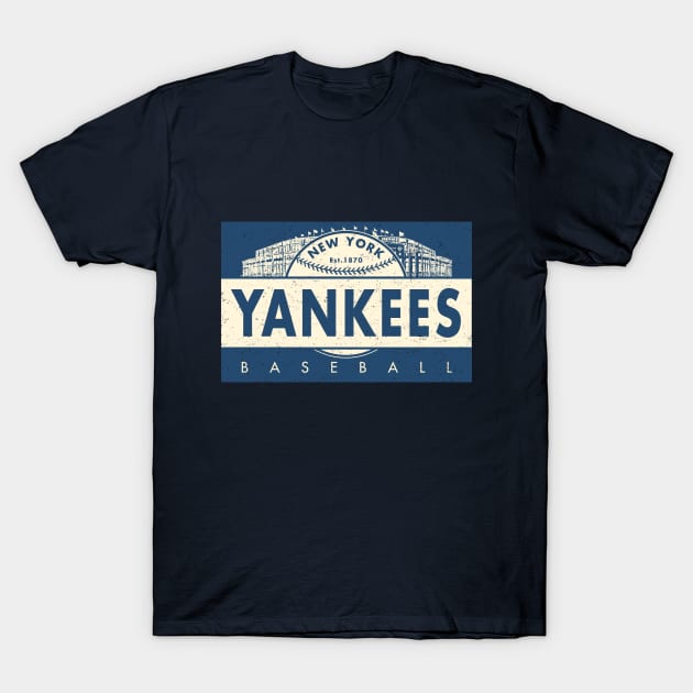 Throwback New York Yankees 2 by  Buck Tee T-Shirt by Buck Tee